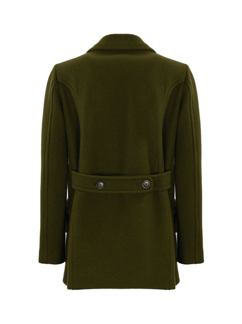 Peacoat in lana e cashmere Verde FAY | NAW07493110 WINV613